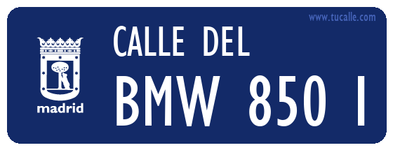 cartel_de_calle-del-Bmw 850 i_en_madrid
